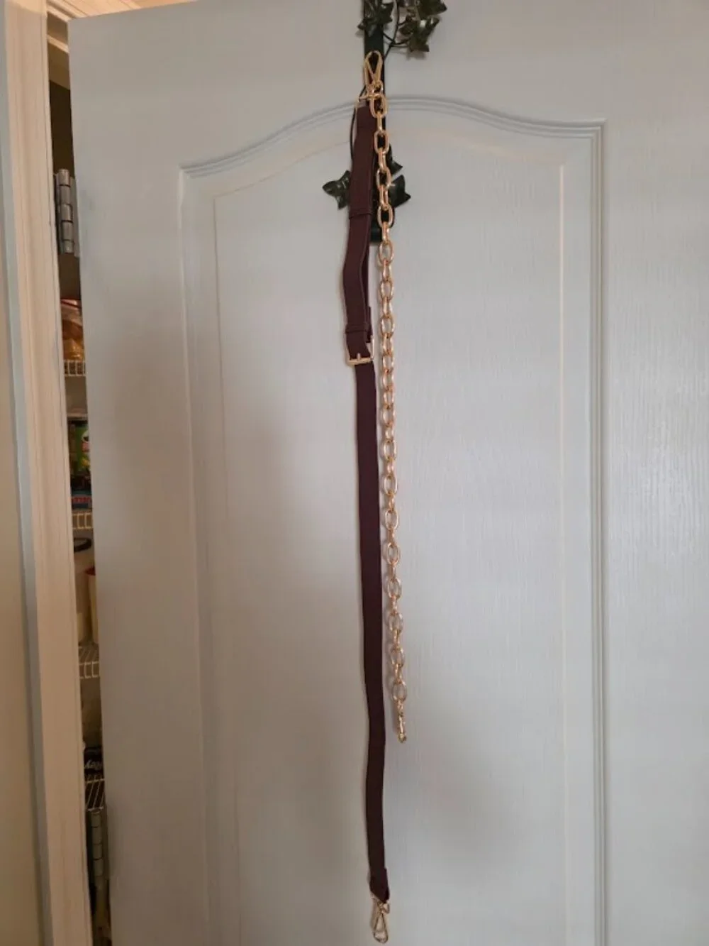 Sutton Sling Burgundy Purse by Pom Pom of London - Picture 6 of 8
